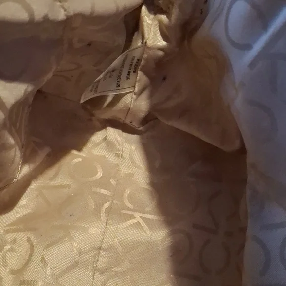 Calvin Klein White Floral Satchel - Picture 6 of 8